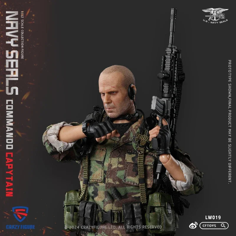 New In Stock CFTOYS 1/12 Seal Special Forces Assault Team LW019/LW020 6inch Full Set Action Figure Model Toys Collection Gifts