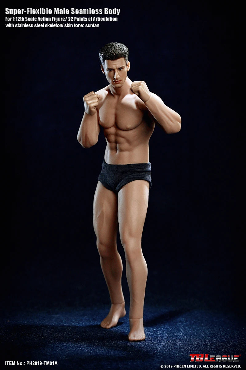 TBLeague Phicen 1/12 Scale TM01A TM02A T01A T01B T02A T02B T03A T03B T04A T04B T05A T05B Female/Male Pale/Suntan Body With Head