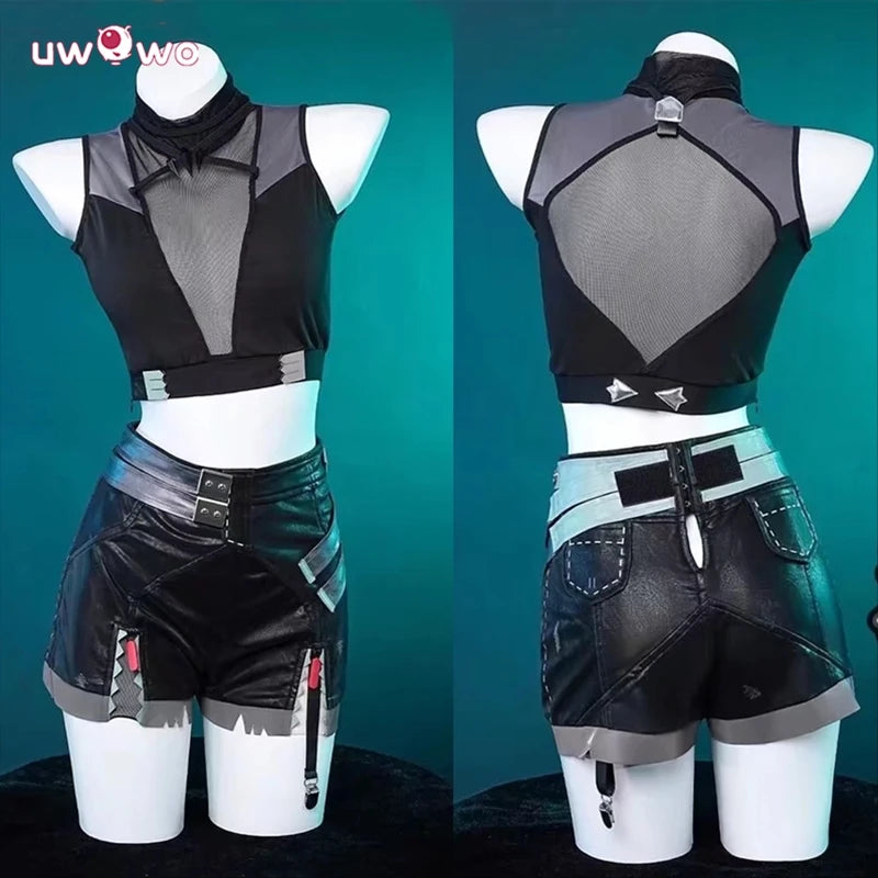UWOWO Jane Doe Cosplay Collab Series: Game Zenless Zone Zero ZZZ Jane Doe Cosplay Costume with Prop Halloween Costume