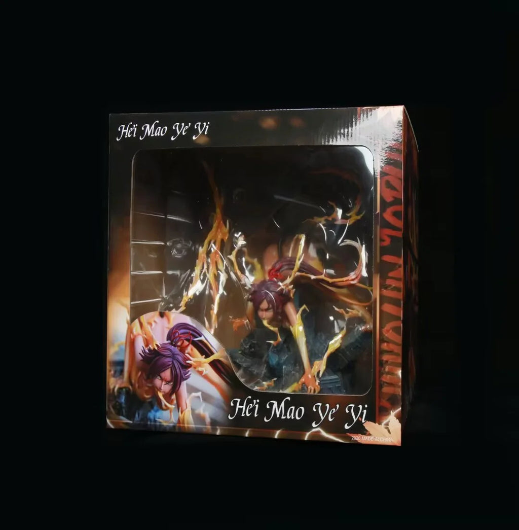 23cm Bleach Figure Shihouin Yoruichi Action Figures Black Cat Sexy Girl Doll Desk Decoration Statue Collection Model Toys Gifts