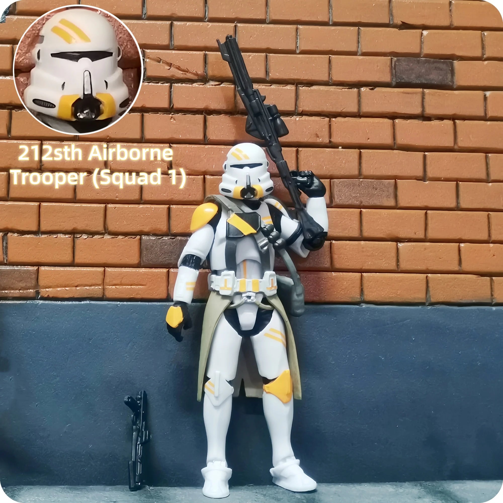 Star Wars 3.75 Inch  Clone Trooper 1/18 Airborne 501st 212th 187th Legion  Shock Action Figure REX ARF P1 P2 Toys Model Loose