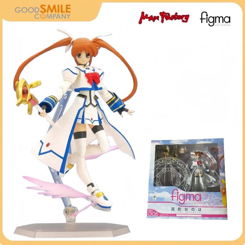 【Spot Goods】Figura de Acción Max Factory Figma 005 Mahou Shoujo Lyrical Nanoha, Nanoha Takamachi, Serie de Colección