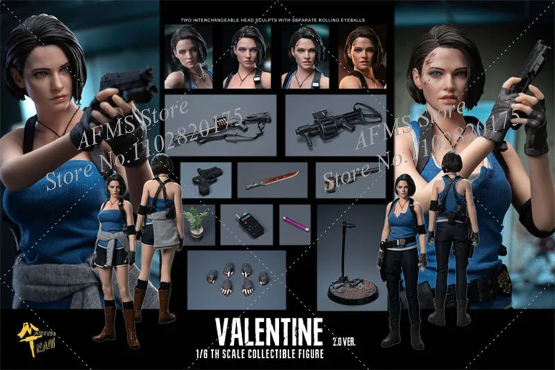 Master Team MTTOYS 021 1/6 Scale Collectible Figure Classic Battle Girl Jill Dual Body Version 12" Women Soldier Action Figue