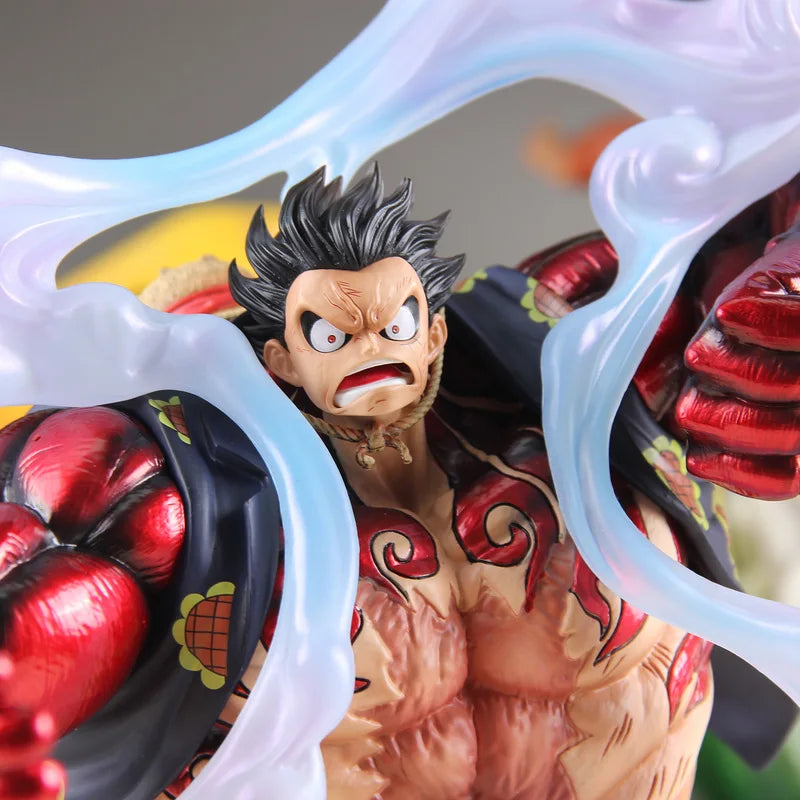 38cm/14.96inch Jt Statue One Piec Monkey D. Luffy Gear 4 Model Dolls Figurine One Piec Anime Figure Collectible Toys Gifts