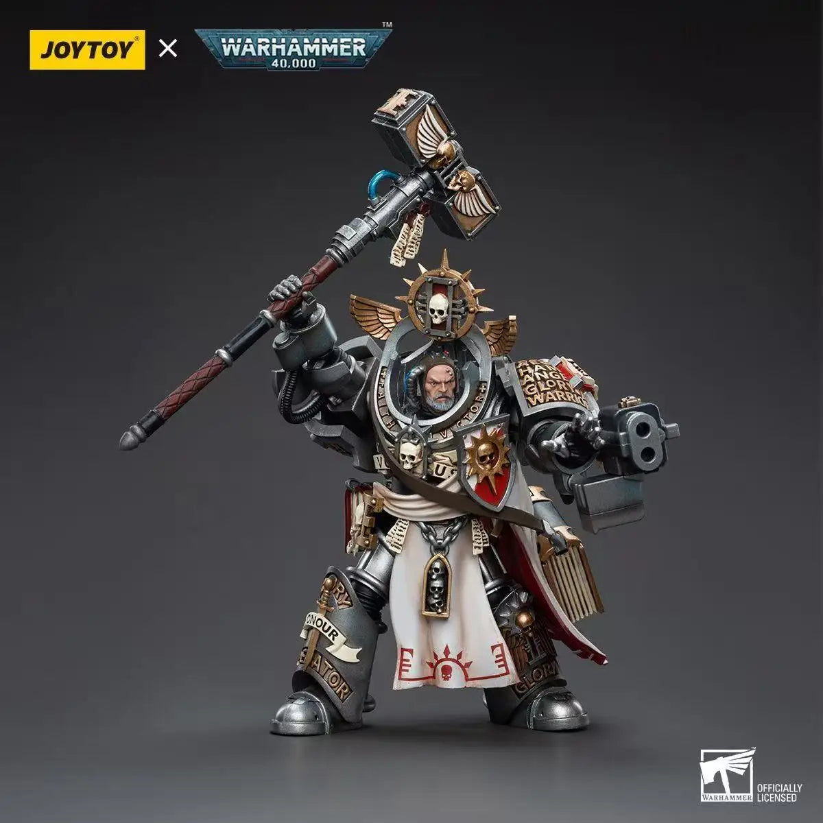 [IN STOCK] JOY TOY 1/18 Action Figures 40K Grey Knights Grand Master Voldus Caddon Vibova Anime Game Model Gift