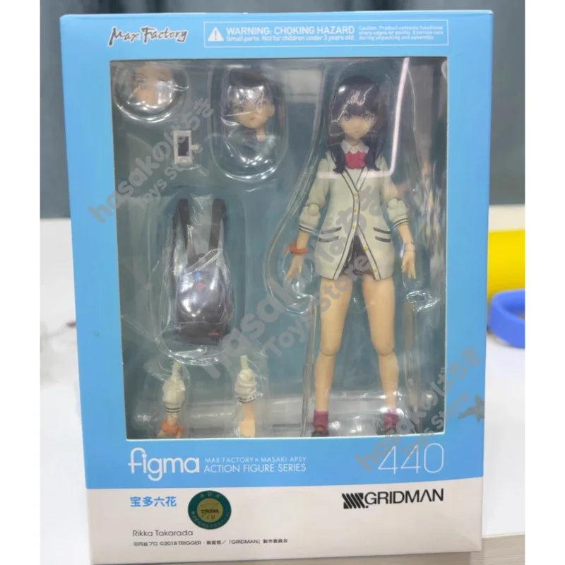 In Stock MAX Factory Original Box FIGMA 440 GRIDMAN RIKKA TAKARADA Action Figure Model Toy Gift for Kids Foam Box Packaging