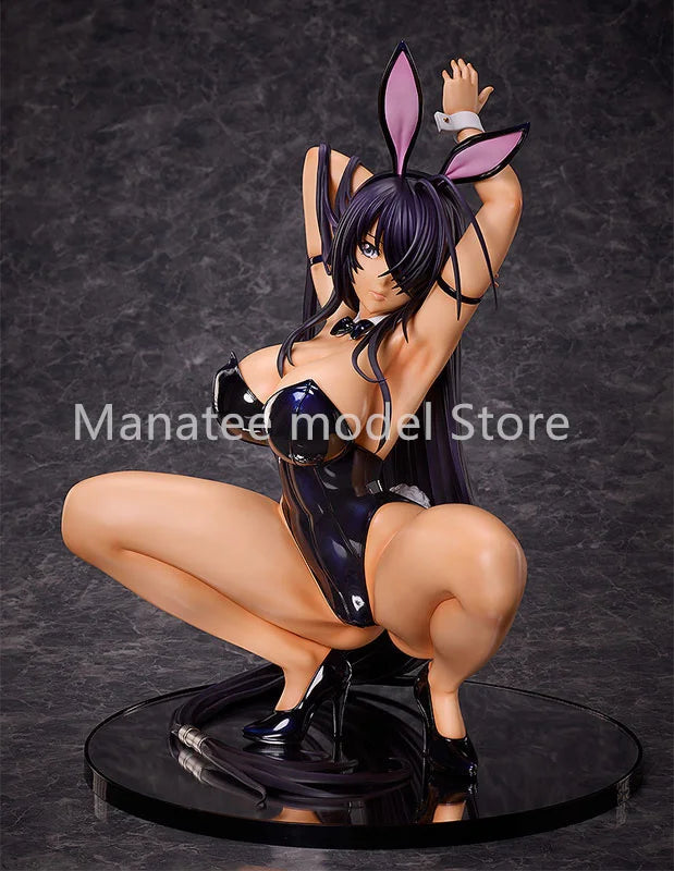 FREEing Original Shin Ikkitousen Unchou Kan-u Bare Leg Bunny Ver. 2nd 1/4 PVC Action Figure Anime Model Toys Collection Gift