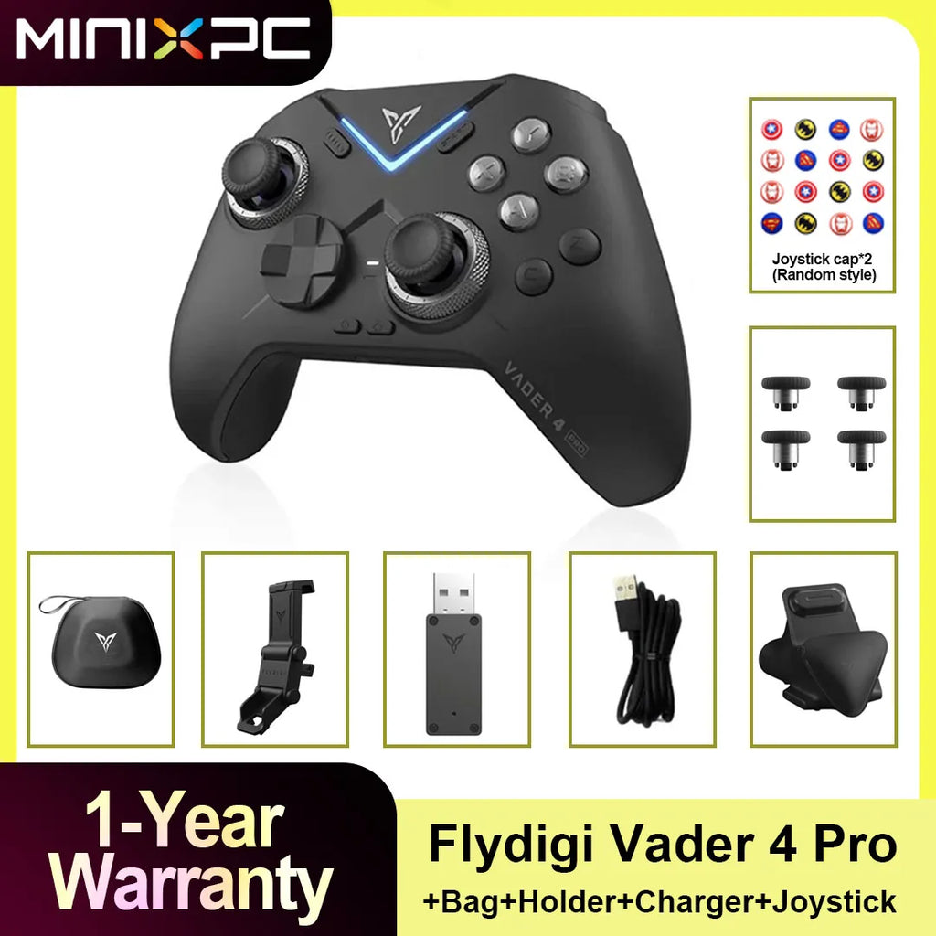 Flydigi Vader 4 Pro Gaming Controller With Hall Rocker Athletic Vibrate Trigger Switch 1000Hz Gamepad For Mobile Switch TV PC