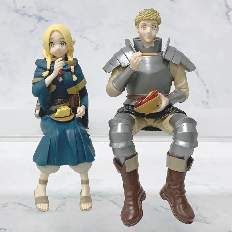 Köstlich im Dungeon Marcil Donato Anime-Mädchen-Statue Dungeon Food Leo Stouten Actionfigur Modell Sitzpuppe Spielzeug Geschenk