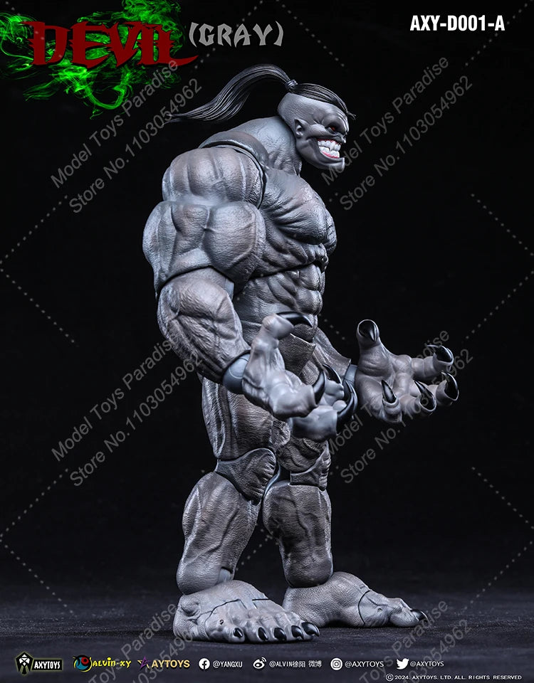 In Stock AXYTOYS AXY-D001-A 1/12 Men Soldier Devil Red Grey Orcs Demon Full Set 6inch Action Figure Collectible Toys Gifts