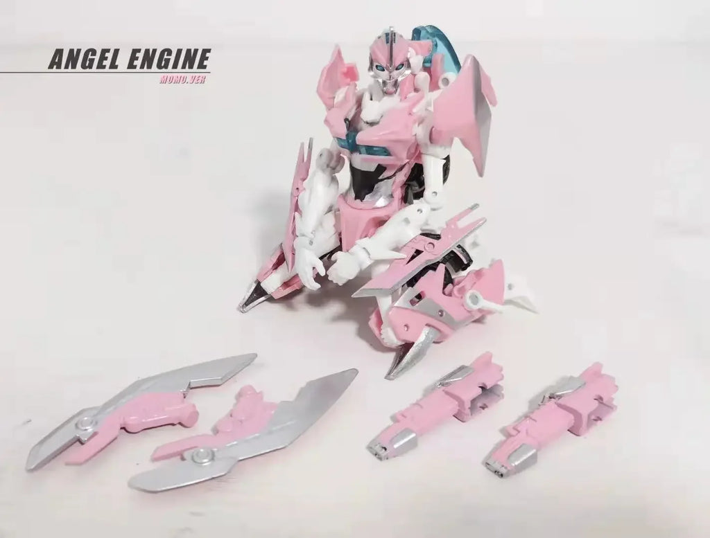NEW APC Transformation APC-Toys First Edit Female TFP Blue Japanese Comic Ver Angel Engine Arcee Motorcycle Action Figure