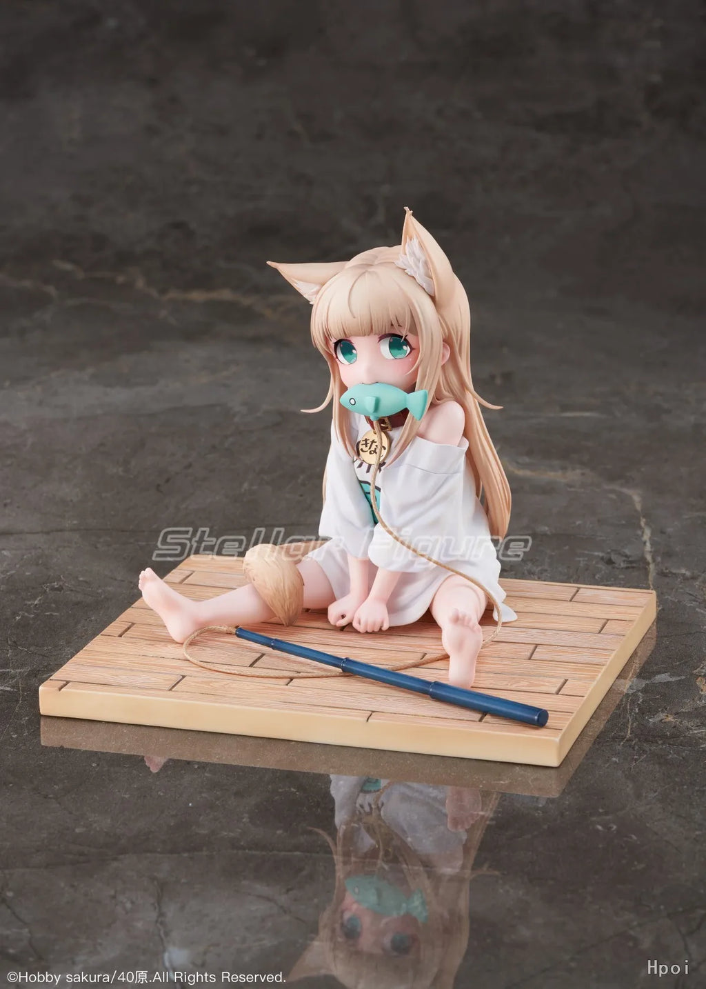 【SF】In Stock Hobby·sakura Soybean Flour Sitting and Eating Fish 1/6 Scale Figures Original Model Collection