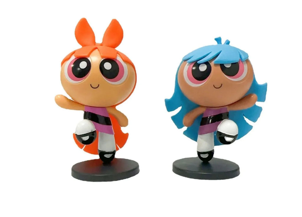 4 teile/satz Die Powerpuff Girls Blossom Blasen Butterblume modell Anime Action Figure Spielzeug 10CM
