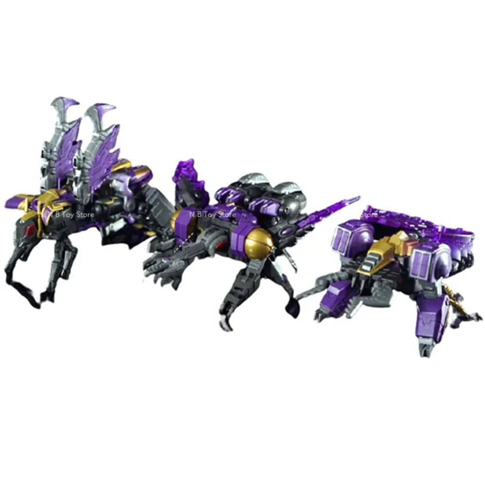 Action Figure of Transformer Planet-X PX-17, Insecticon Kickback, Shrapnel, 3 Pieces, with Box, 18, 19 Px