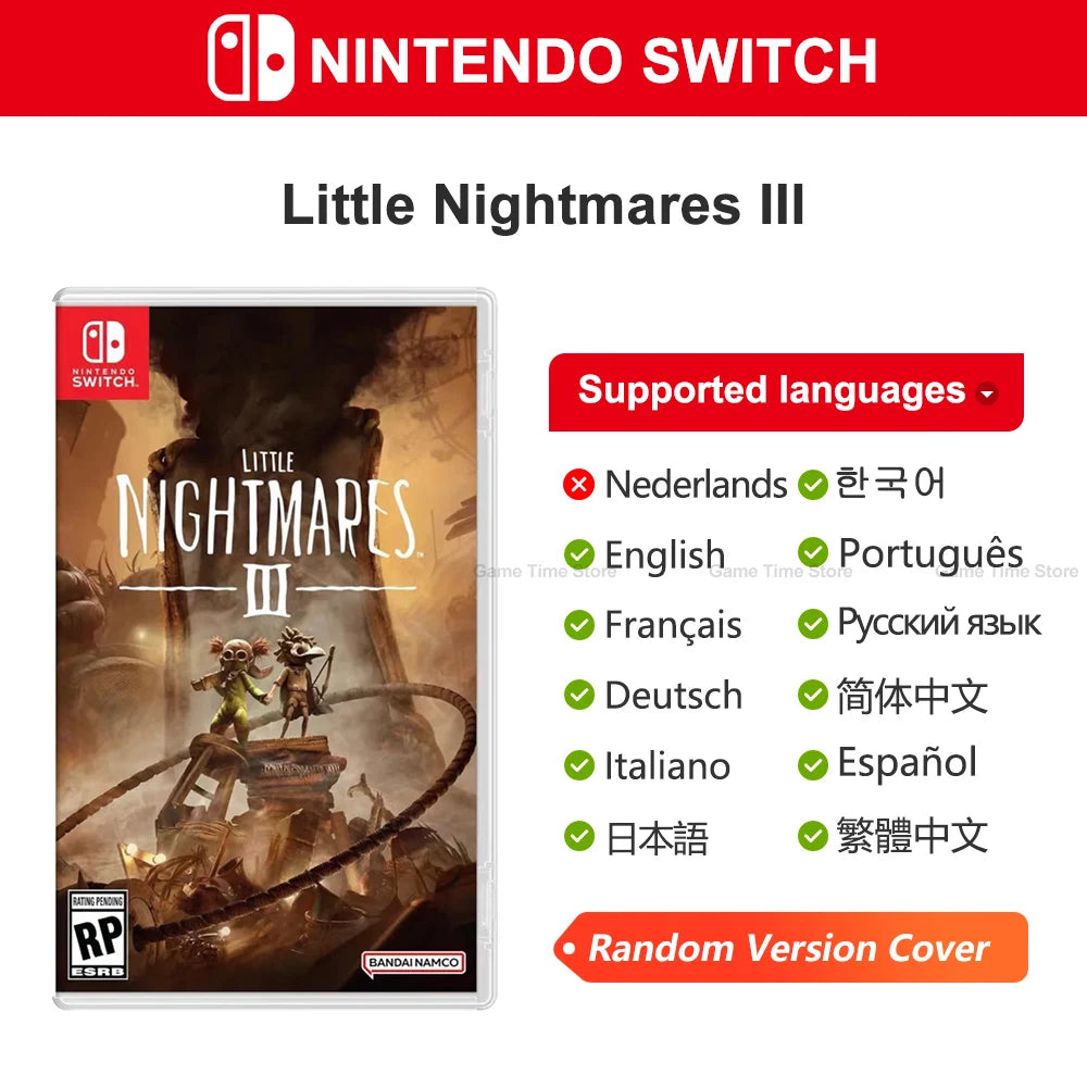 Little Nightmares 3 Nintendo Switch Game Deals 100% Official Physical Game Card for Nintendo Switch OLED Lite Game Console