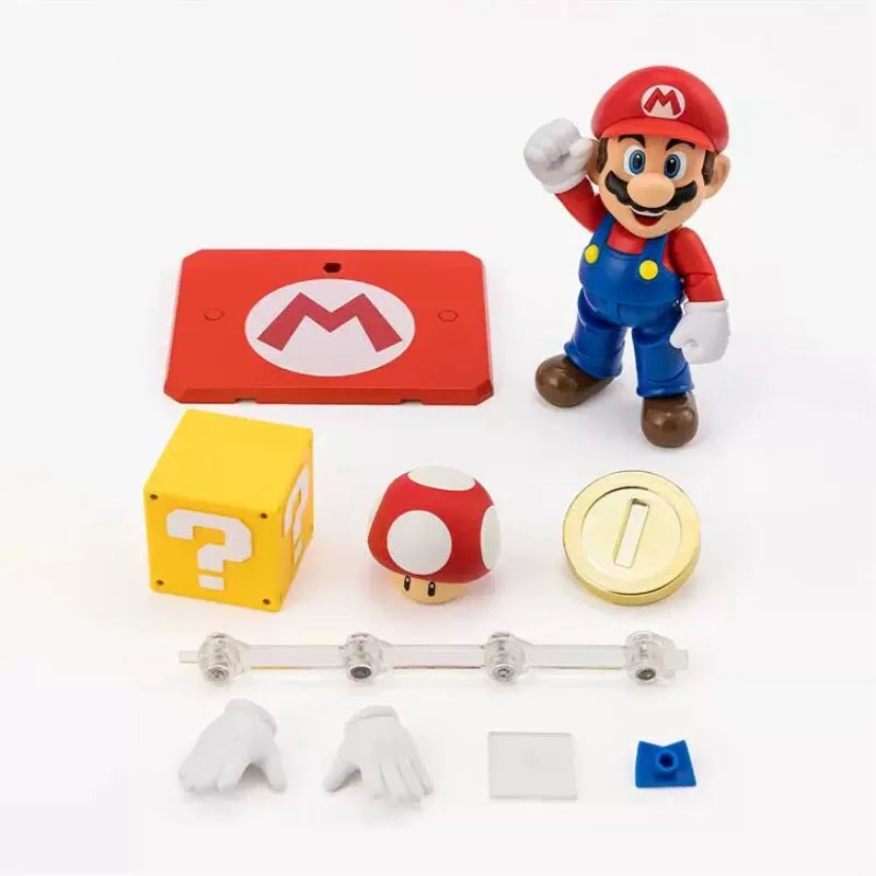 Bandai SHF Super MARIO Movable Figure Available in Stock