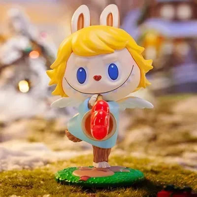 POP MART Labubu Чудовищата Нека Коледна серия Мистериозна кутия Чанта за предположения Играчки Кукла Сладка Аниме Фигурка Украси за Настолни