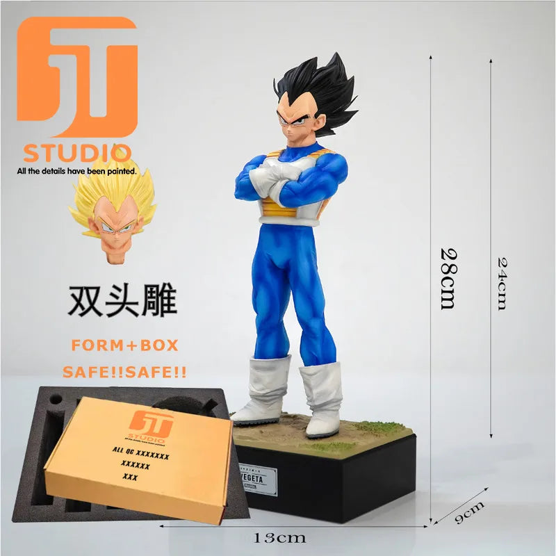 JT Studio Dragon Ball Z Goku Vegeta Gogeta SSJ1 SSJ2 SSJ4 SSJ3 Vegetto Dragonball Anime Model Figure GK Statue DBZ Figurine Toys