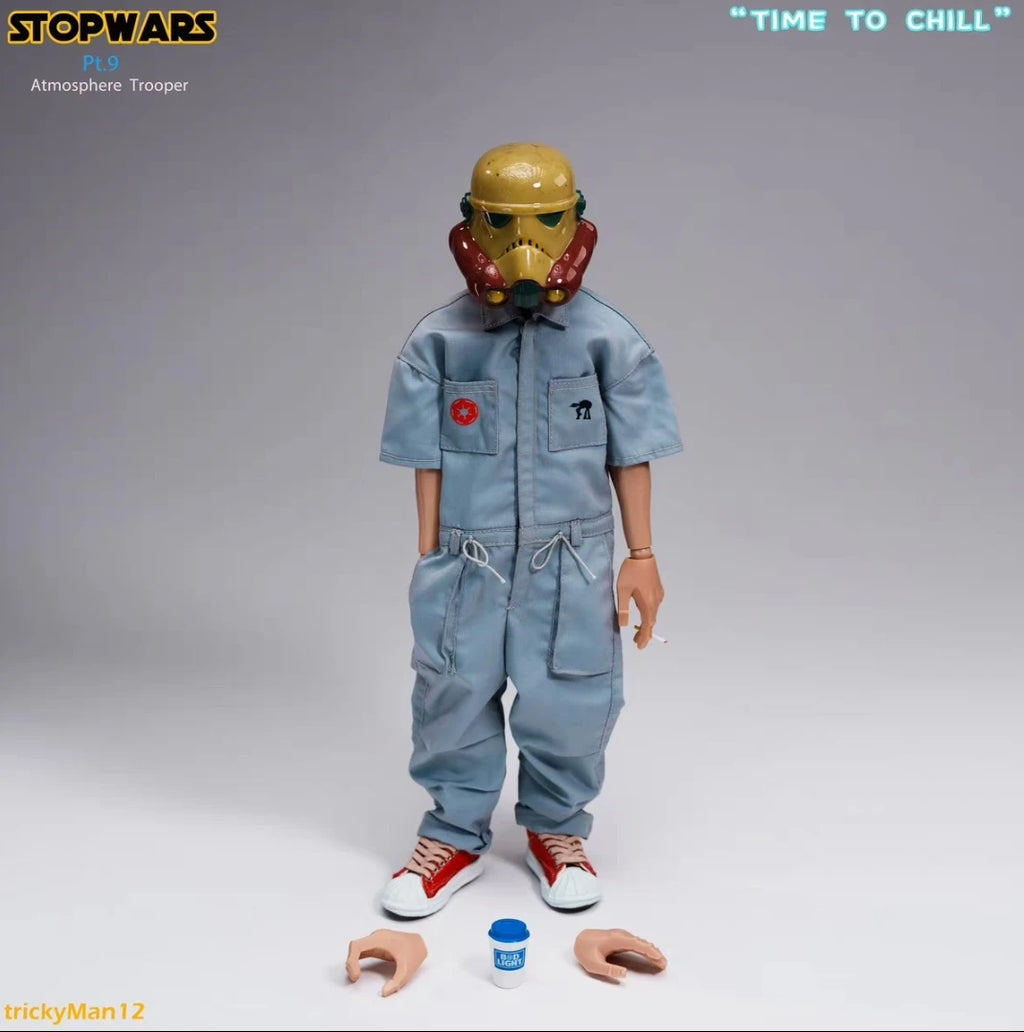 Stock Trickyman12 Pt.8-12 1/6 Soldier Stopwars Imperial Atmosphere Group 12'' Action Figure Toy Holiday Gifts Desktop Decoration