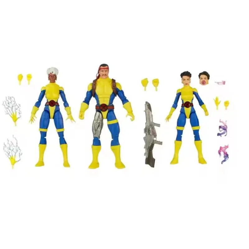 Original Marvel Legends Series Marvel’s Banshee & Gambit & Psylocke  Action Figure Model Toys Gift Collection