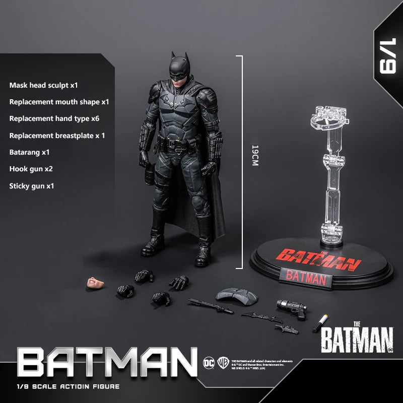 Fondjoy DC Batman Full series BVS Batman Movie Character Model Limited Head Sculpt Action Figures 19cm Collect Model Boy Gifts