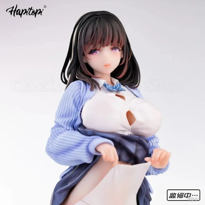 Hapitopi Bathroom Sister 27cm 1/6 Action Figures Chasing Eyes & Temperature Paint Collectibles Models Classic Anime Toys Gift