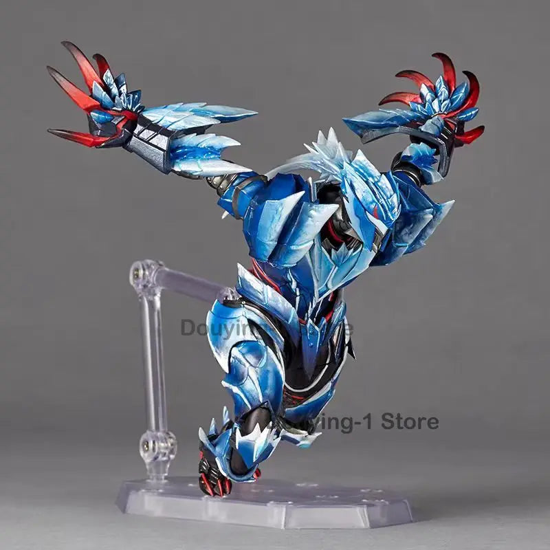 In Stock KAIYODO Monster Hunter Lunagaron Armor Set REVOLTECH Anime Action Figures Model Toy Collectible Model Gift