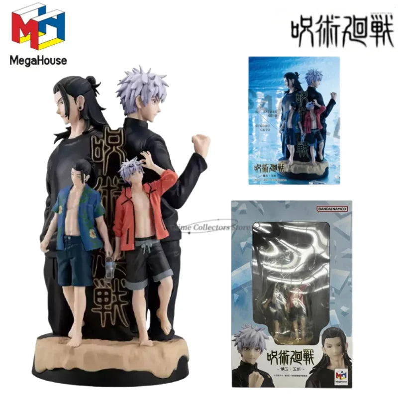 MegaHouse Original Petitrama DX Jujutsu Kaisen Anime Satoru Gojo Geto Suguru Anime Figures Model Toy Collection Ornaments Gifts