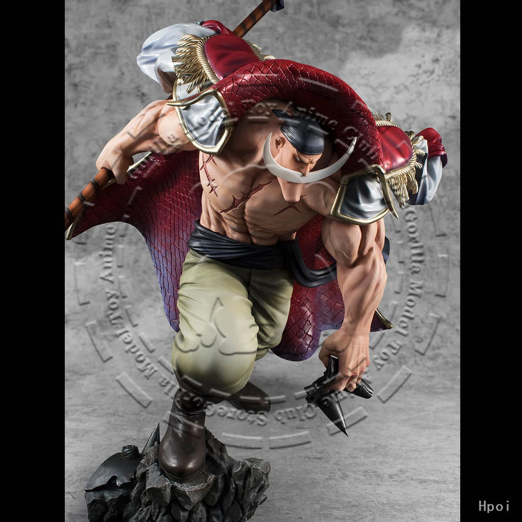 In Stock Original MegaHouse Portrait Of Pirates "SA-MAXIMUM" Edward Newgate Figure 300mm One Piece Action Statue Collectible Toy