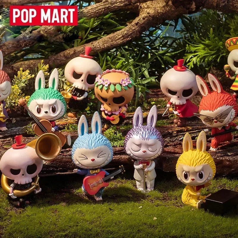 POP MART Labubu Forest Concert Blind Box Toys Kawaii Anime Action Figure Caixa Caja Surprise Mystery Bag Toy