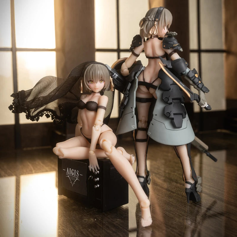 Original Snail shell Front Armored Girl Victoria 1/12 Anime Figure Mobile Machine Collection Desktop Decoration Model Toy Gift