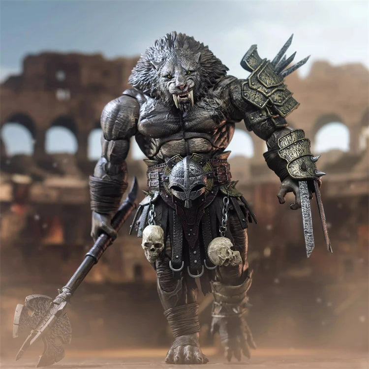 Xesray Gladiator Honor Battle Exhibition Limited Black Saber Toothed Tiger Red Rhino Action Figures Cartoon Model Gk Gifts