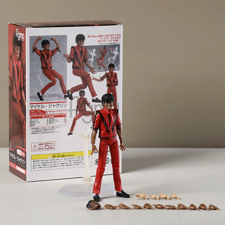 MJ Thriller Ver. Movable Assemble Action Figure Figurine Model Toy