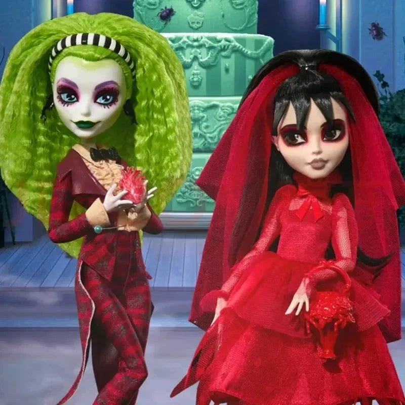 Monster High Elf High School Collection Beetlejuice Figure Collection Grade Model Jewelry High Cost Effective Festival Gifts