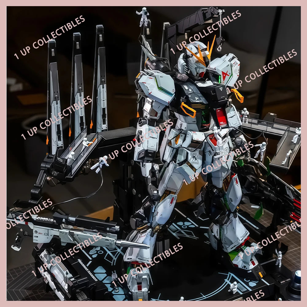 DABAN PG 1/60 Metal Structure Rx-93 V Action Figure Equipped with Floating Cannon Mecha Assembly Plastic Model Kit Collect Toys