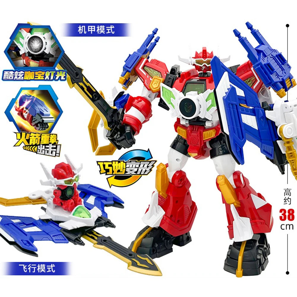 5 IN 1 Carbot Safari Saver Transformation Robot to Car Toys Action Figures Penta Storm Model Deformation Cars Toy Gift
