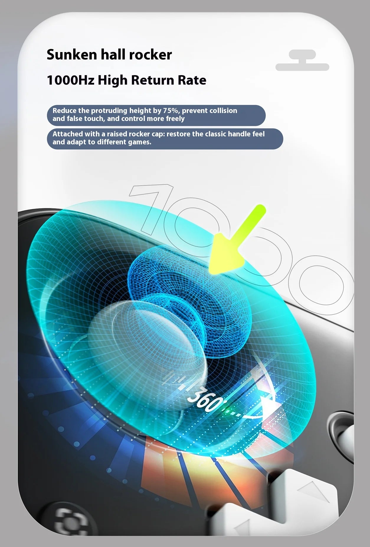 IINE Retro Pocket Gamepad Retro Gaming Controllers Wireless Bluetooth 1000Hz Hall Joystick Portable For Android IOS Phones PC NS