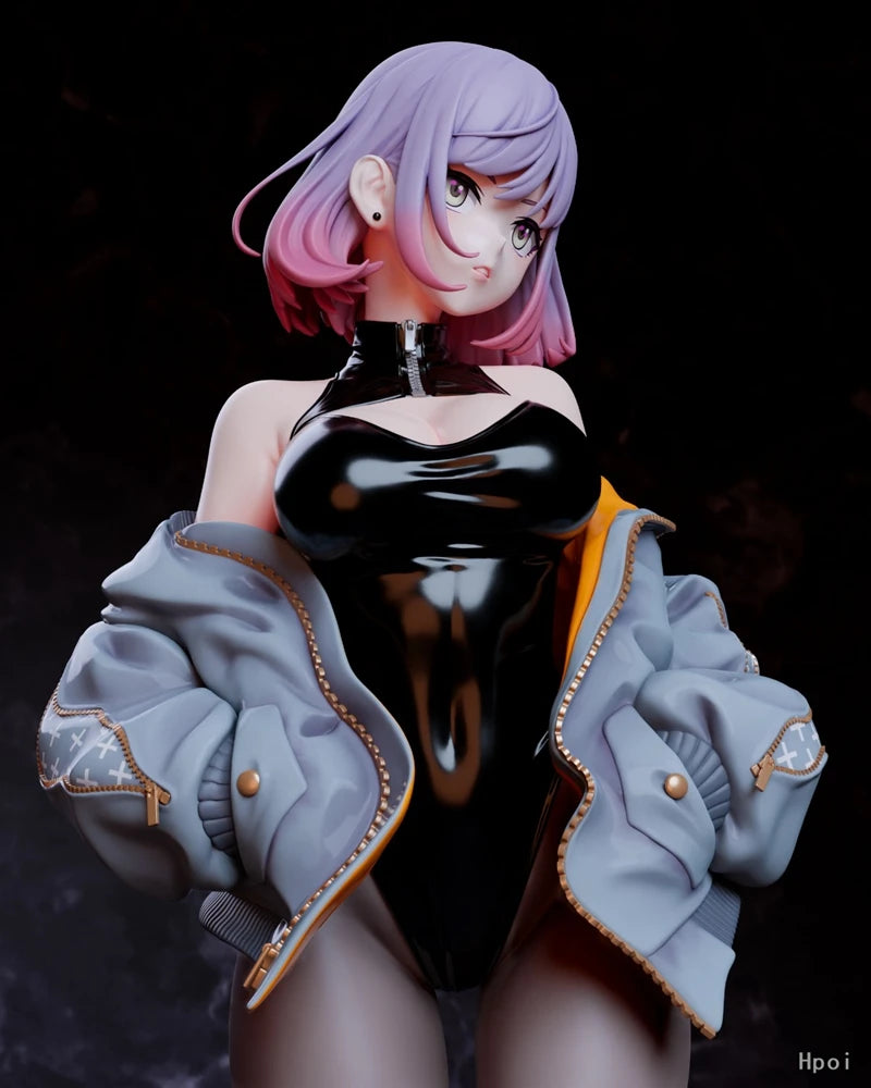 24cm Astrum Design Luna illustration by YD Anime Figure Sexy Black Pink Mask Girl Action Figure PVC Collectible Model Doll Toys