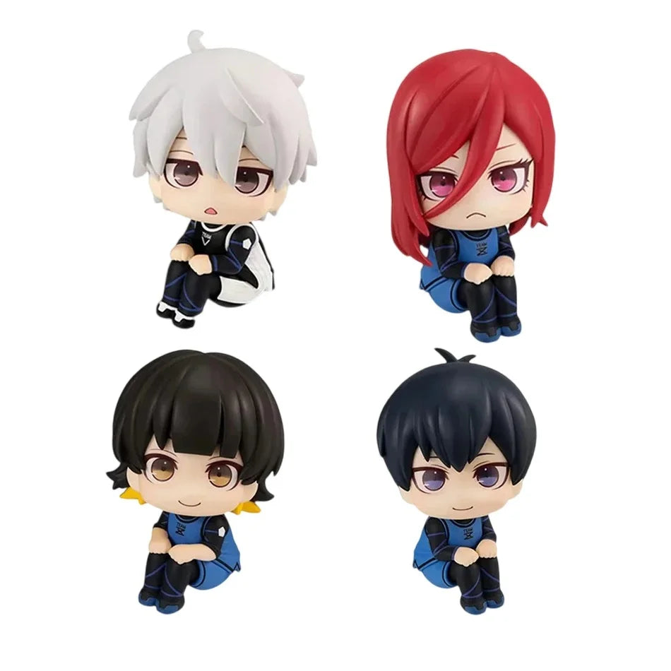 BLUE LOCK Action Figures Isagi Yoichi Bachira Meguru Anime Figure Q Version Figurine Collectible Model Children Toys Doll Gifts