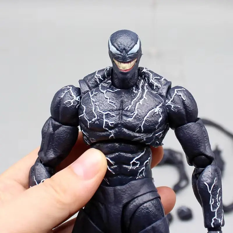 New Comics Venom 2 Shf Animated Character Action Doll Pvc Model Doll Collection Gk Statue Toys Children And Collectibles