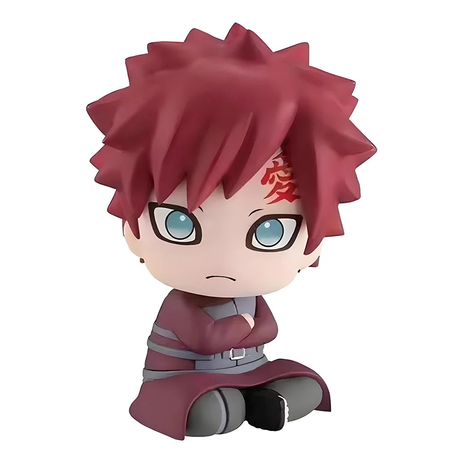 Anime Naruto Nette Sakura Haruno Gaara Sitzhaltung Cartoon Action FigureModel PVC Kinder Spielzeug Auto Dekoration Geschenk