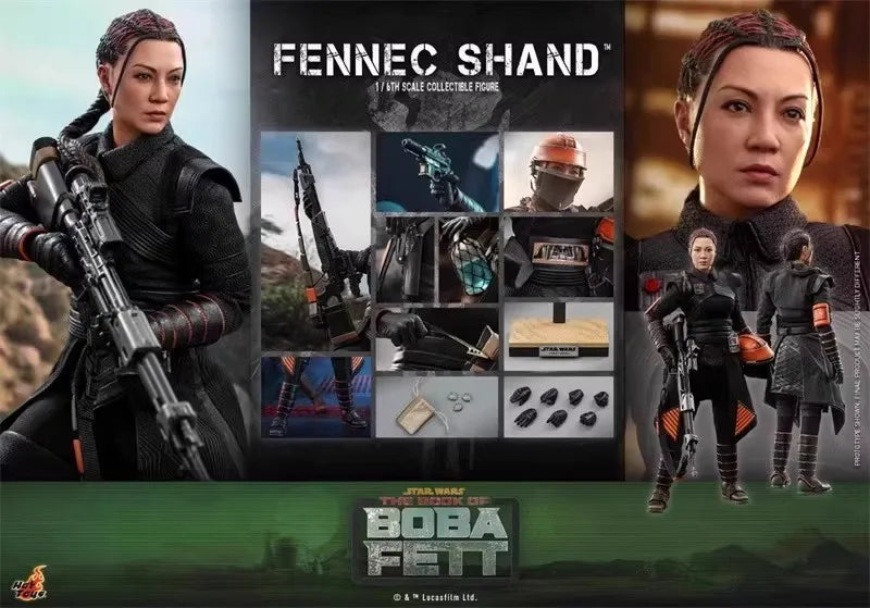 HOTTOYS TMS068 1/6 The Book of Boba Fett Fennec Shand 12-inch Female Bounty Hunter Star Wars Action Figure Collection Gift