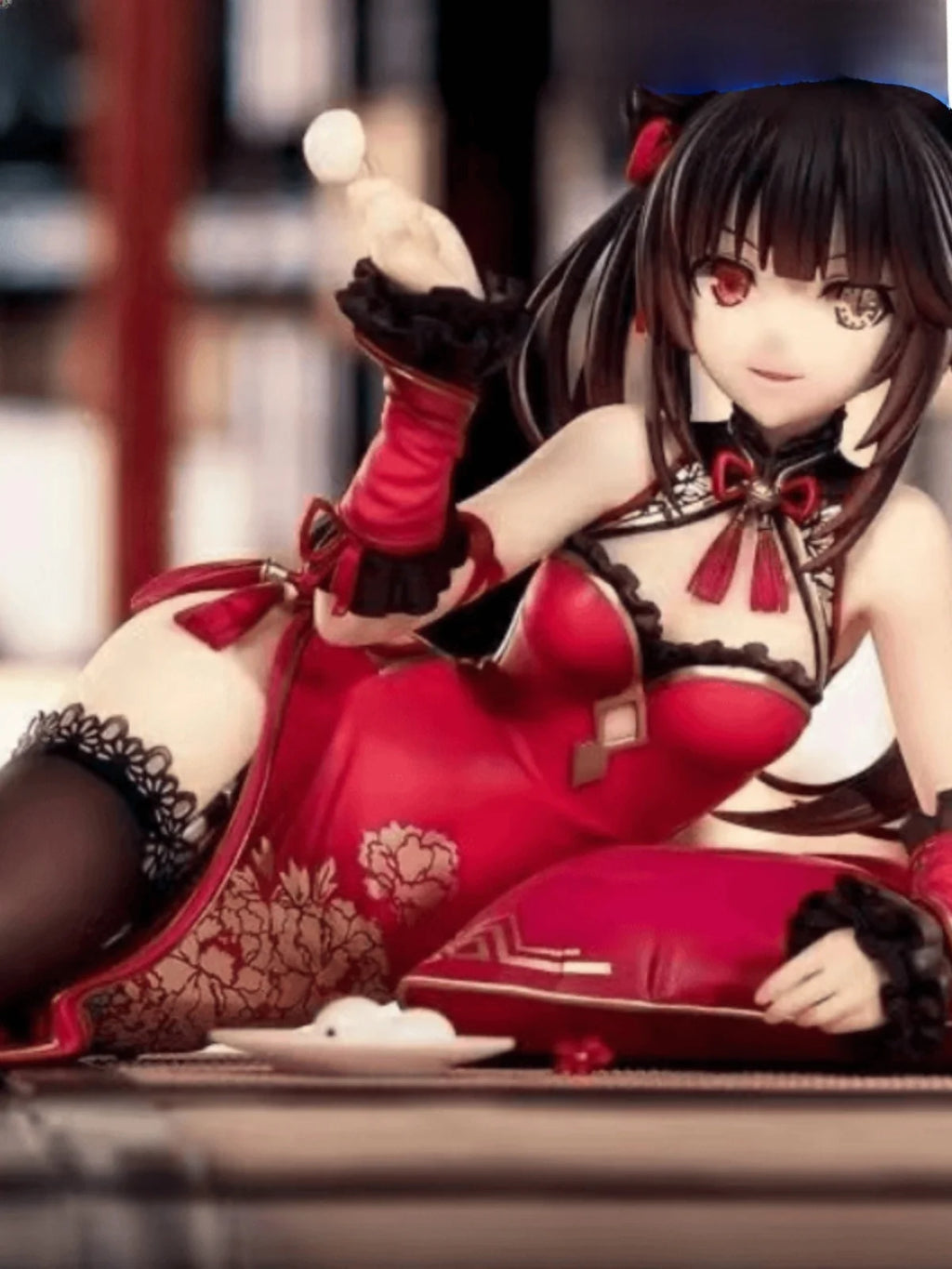 Rin Tohsaka Anime Figure Qipao Ver Desktop Cuter Case Decoration Model Gift Cute Anime Girl Model Collectible Static Figure