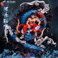 39cm Anime One Piece Figure Kaidou Vs Luffy Action Figures Pvc Model Collection Statue Desktop Decoration Doll Toy Birthday Gift