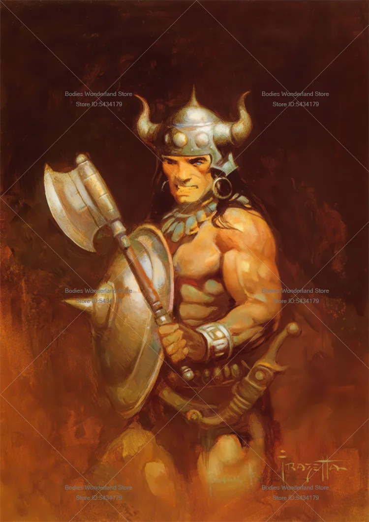 In Stock 1/12 Scale Barbarian Soldier Warrior Frazetta Girls Series 6Inch Action Figure Doll Collection