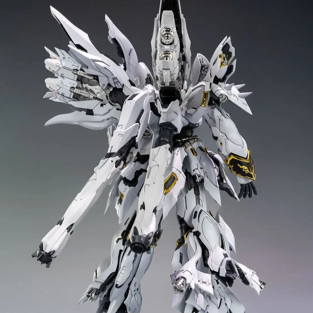 In Stock COMET Model MSN-06S MG 1/100 White Wolf The Red Comet Sinanju GK Sytle Assembly Model Kit Plastic Action Figure Toy