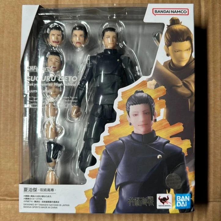 In Stock Bandai Genuine S.H.Figuarts Jujutsu Kaisen Anime Suguru Geto Figures Model Doll Toy Ornament Surprise Gift Collectible