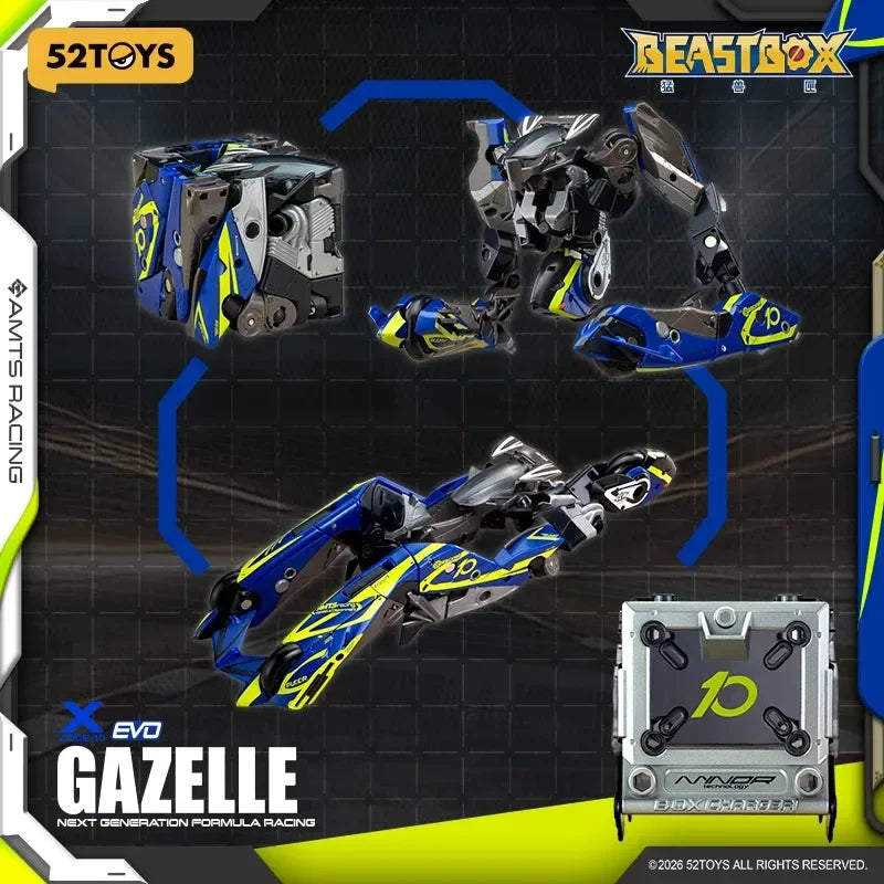 52toys Beast Box Divine Walker Ib-16 Action Figure Assembling Mech Models Collectible Multi Form Transformable Toy Ornament Gift