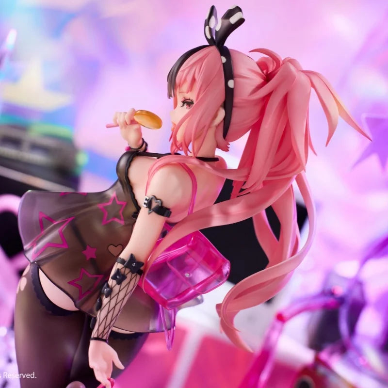 Original  27cm 1/6 Digigirlhigh Heels And Lollipop Bunny Girl Action Figure Modle Decoration Desktop Collectible Toy