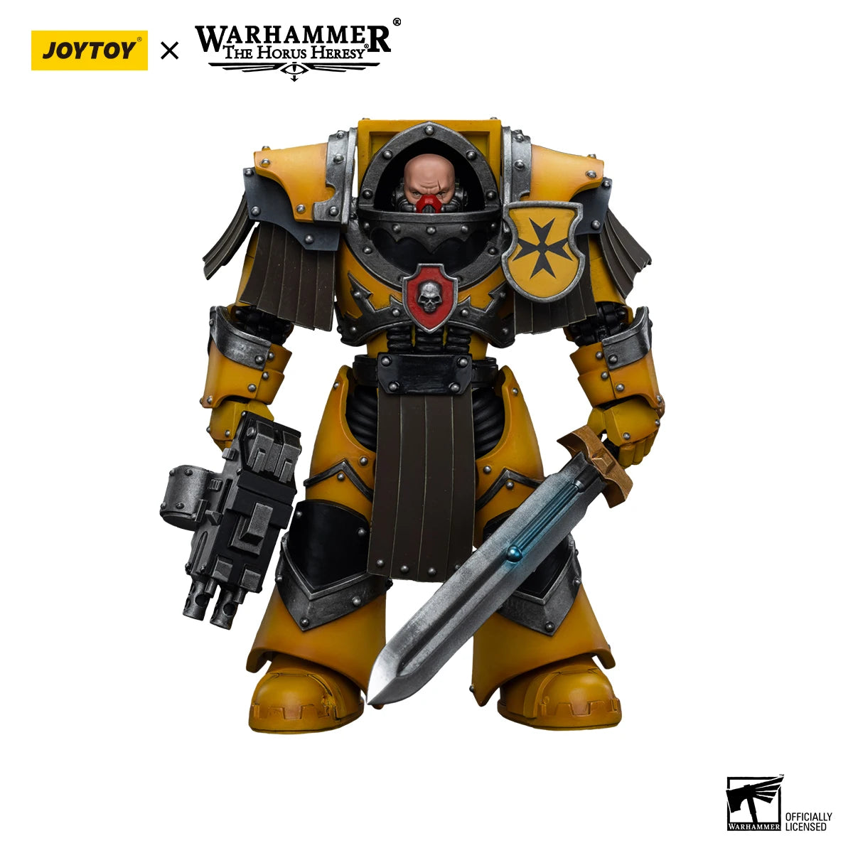 [IN STOCK] JOYTOY Warhammer40K 1/18 Action Figures Imperial Fists Legion Cataphractii Terminator Squad Model Boys Gift